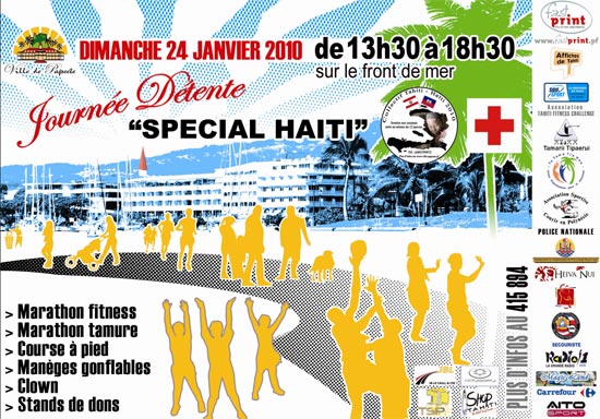 3ème journée détente Spécial Haïti dimanche 24 janvier 2010